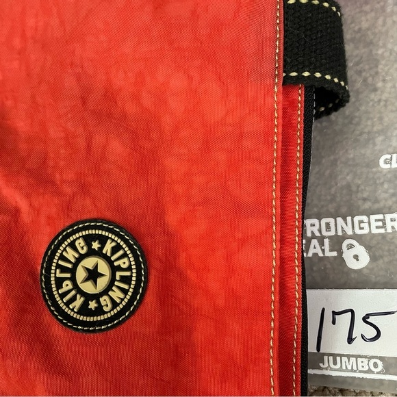 Kipling Sugar Small Red Handbag - Picture 11 of 11